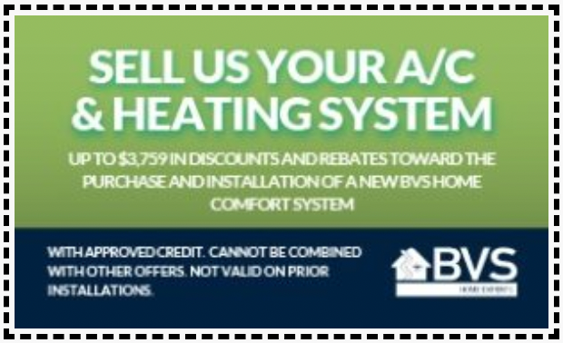 Sell Us Your AC & Heating System